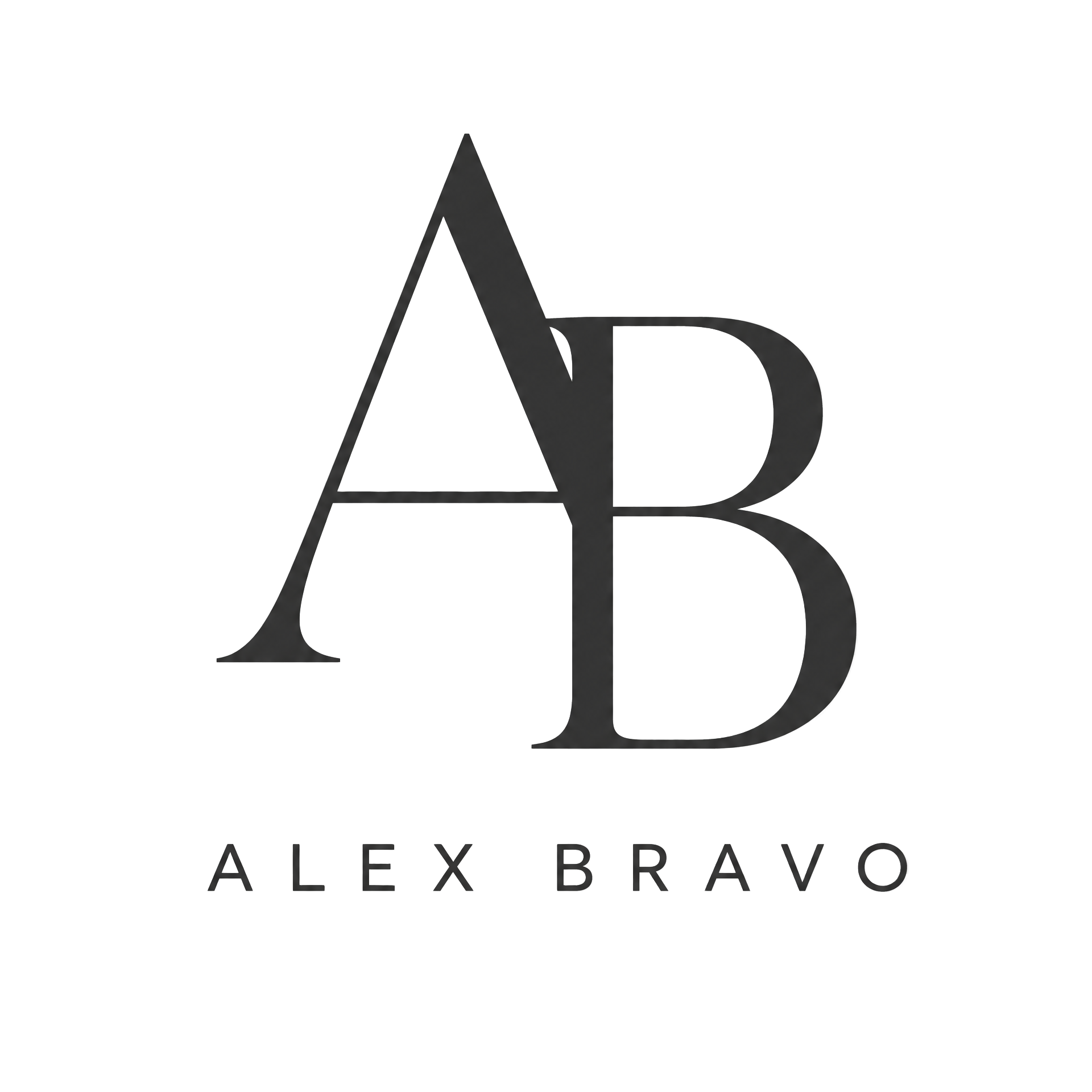 Alex Bravo monogram logo